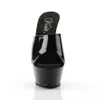 Pleaser – Plateau-Pantolette Kiss-201 in schwarz, Produktbild-Vorschau 2