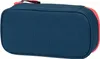 A side view of a blue pencil case with pink trim. Anteprima dell’immagine prodotto