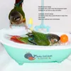 Baignoire pour perroquets, multifonctionnelle, mignonne, Voir les images du produit 11