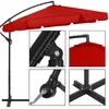 A collage of images showing different parts of a red patio umbrella. Anteprima dell’immagine prodotto