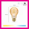 WiZ Filament-Lampe Bernstein 50 W A60 E27, Intelligentes Produktbild-Vorschau 10
