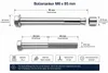 12 Stück Schwerlastdübel M6 x 85 mm verzinkt, Betonanker Ø Produktbild-Vorschau 2