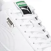 A close-up view of the top of a white Puma sneaker, focusing on the laces and the Puma logo. Produktbild-Vorschau