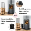 XINZI set de cheminée 5pcs set de cheminée noir inox set de Voir les images du produit 6