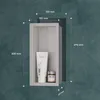 Mai & Mai Wandnische Dusche Silber 15cmx30cmx8,3cm | Produktbild-Vorschau 5