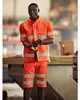 Fristads High Vis Green Shorts Kl. 2 2650 GPLU Produktbild-Vorschau 4