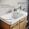FACKELMANN Keramik Waschtisch MILANO Gäste-WC / Maße (B x H Produktbild-Vorschau 3