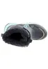 A single blue and gray winter boot is shown from a top-down view against a white background. Produktbild-Vorschau