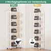 Klaprek met wielen - Vrijstaand rek met 6 planken, metalen Productafbeelding-voorbeeld 6