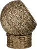 PawHut Rattan Katzenkorb Katzenhöhle Katzenbett mit Kissen Produktbild-Vorschau 9