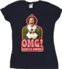 Elf - "Santa's Coming" T-Shirt für Damen BI19474 (M) Produktbild-Vorschau 1