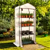 AREBOS Foliengewächshaus 70x50x158 cm | 4 Etagen mit Produktbild-Vorschau 11