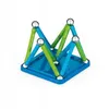 A 3D geometric structure made of magnetic rods and balls, built on a blue base. Náhled obrázku produktu