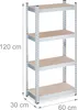 Relaxdays Schwerlastregal, HBT: 120 x 60 x 30 cm, 700 kg, Produktbild-Vorschau 4