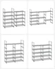 SONGMICS Schuhregal mit 10 Ablagen, 45 x 30 x 174 cm, Produktbild-Vorschau 4