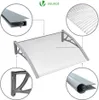 VOUNOT® Vordach für Haustür, 120 x 80 cm Transparentes Produktbild-Vorschau 5