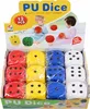 Cubo in morbida schiuma espansa 6 cm Cubo da gioco colorato Anteprima dell’immagine prodotto 2
