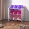 Detský regál "Muxía" s 9 úložnými boxmi s motívom oceánu 60 Náhľad obrázku produktu 1