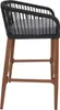 2er-Set Rope-Barhocker HWC-O22, Outdoor Sitzpolster Produktbild-Vorschau 7