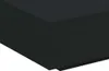 A close-up, angled view of a black, rectangular object, likely a product, set against a pure white background. The object appears to be a solid, matte material, with clean edges and sharp corners, suggesting a modern and minimalist design. Produktbild-Vorschau