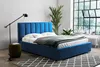 Polsterbett Cinco, Bett mit vertikalen Paneelen, velour Produktbild-Vorschau 1