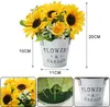 Künstliche Blumen, Sonnenblume Pflanzen im Topf, Dekoblumen Produktbild-Vorschau 5