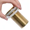 vidaXL Ablaufgarnitur ohne Überlauf Golden 6,4x6,4x9,1 cm - Produktbild-Vorschau 11