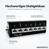 ProfiPatch  Cat.6a Patchpanel Verteilerfeld 12 Port Produktbild-Vorschau 4
