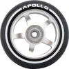 Scooter Wheel Set - SILVER ALU Core - 100mm - silber Produktbild-Vorschau 2