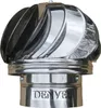 A stainless steel chimney cap with rotating blades sits on a white background. Náhled obrázku produktu