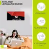 ARTland Leinwandbild Rote Lippen unter dem Regenschirm Produktbild-Vorschau 3