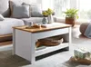 Couchtisch FineBuy Wohnzimmertisch Weiß 85x47x42cm Produktbild-Vorschau 2