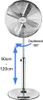 Zilan Metall Standventilator 50W – 45 cm Standlüfter aus Produktbild-Vorschau 7