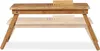 Relaxdays Höhenverstellbarer Laptoptisch fürs Bett, Bambus Produktbild-Vorschau 3