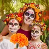 HOWAF 40 Künstliche Ringelblume Dia de Los Muertos Deko, Produktbild-Vorschau 6