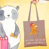 Mr. & Mrs. Panda Jutebeutel Tante Weihnachten - Braun Produktbild-Vorschau 2