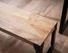 Salon jadalnia ławka akacja lite drewno 140 cm ławka Podgląd zdjęcia produktu 4