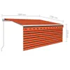 "Winteraktion" Markise Manuell Einziehbar mit Rollo 3x2,5 m Produktbild-Vorschau 7