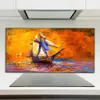 Coloray Spritzschutz aus Glas 120x60  Wandkunst Produktbild-Vorschau 2