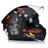LS2 FF808 Stream II casque intégral noir rouge mat angry Voir les images du produit 10