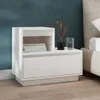 Nachttische 2 Stk. Weiß 60x34x51 cm Massivholz Kiefer , Produktbild-Vorschau 10