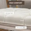 HOMCOM Ławka Klasyczna tapicerowana ławka o długości 80 cm. Podgląd zdjęcia produktu 6
