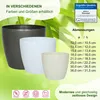 Übertopf Magnolia 36 silbergrau Produktbild-Vorschau 3