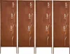 Sichtschutz Metal 4x - 160 x 50 cm - Edelrost - Rostoptik Produktbild-Vorschau 1