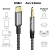 deleyCON 1,5m USB-C auf 3,5mm Audio AUX Kabel Adapter Produktbild-Vorschau 2