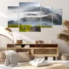 Bild auf Leinwand - Leinwandbild - Berg Nebel Landschaft Produktbild-Vorschau 7