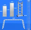 Diagrams and measurements of a multi-purpose ladder. Produktbild-Vorschau