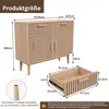UnboxG Sideboard / Anrichte aus Holz, 2 Schubladen & 2 Produktbild-Vorschau 6