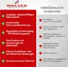A comparison of Walser seat covers with traditional seat covers, highlighting features and benefits. Produktbild-Vorschau