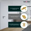 KOTARBAU® Dveřní klika 90 mm levá pravá WC dveře sada Zlaté Náhled obrázku produktu 4